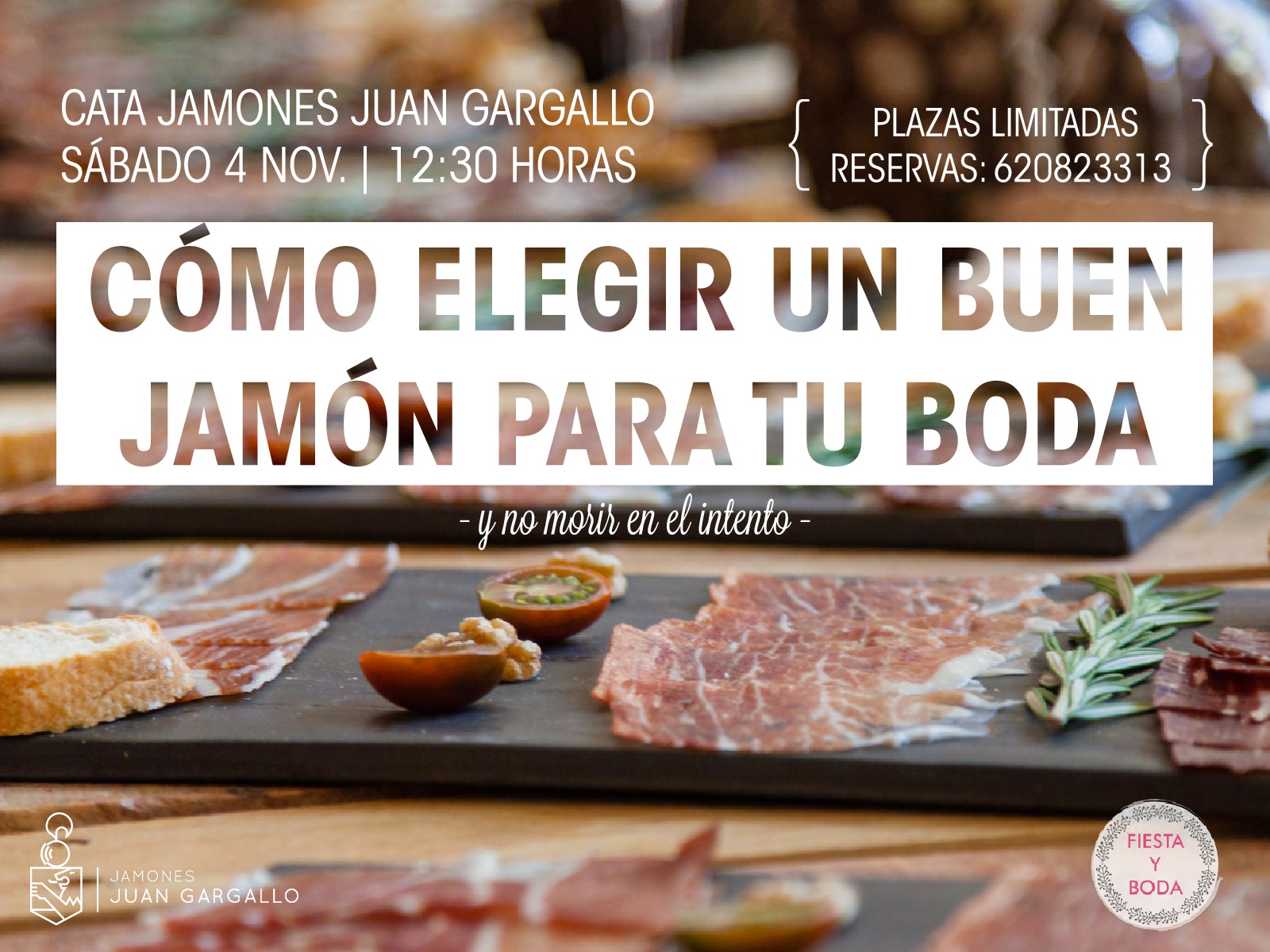 Lee más sobre el artículo Cómo elegir un buen jamón y no morir en el intento, Jamones Gargallo te lo explica en Fiesta y Boda