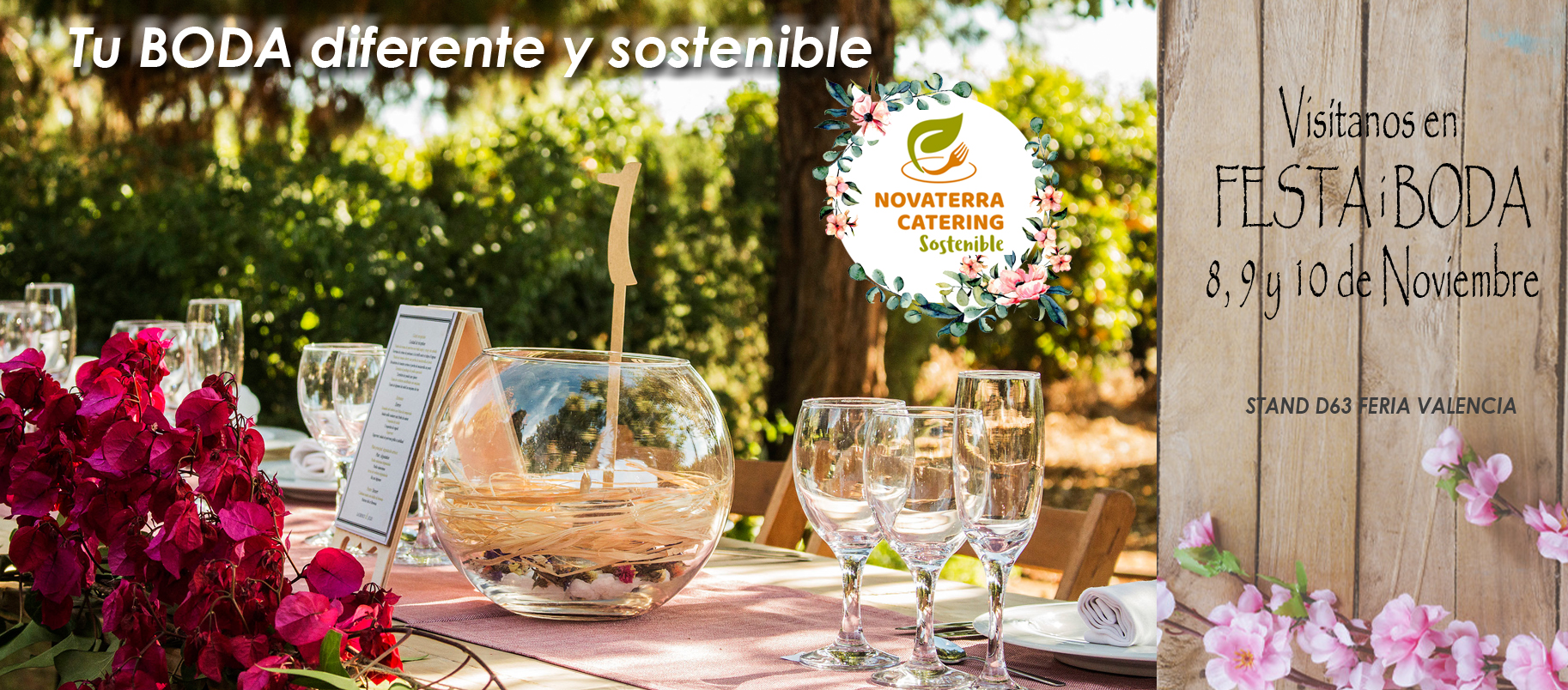 En este momento estás viendo Novaterra Catering te ofrece una boda sostenible y ayuda a la inclusión social