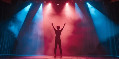 silhouette-performer-stage-with-red-blue-lighting